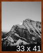 Frame It Easy 33 x 41 Russet Wood Frame by FrameItEasy