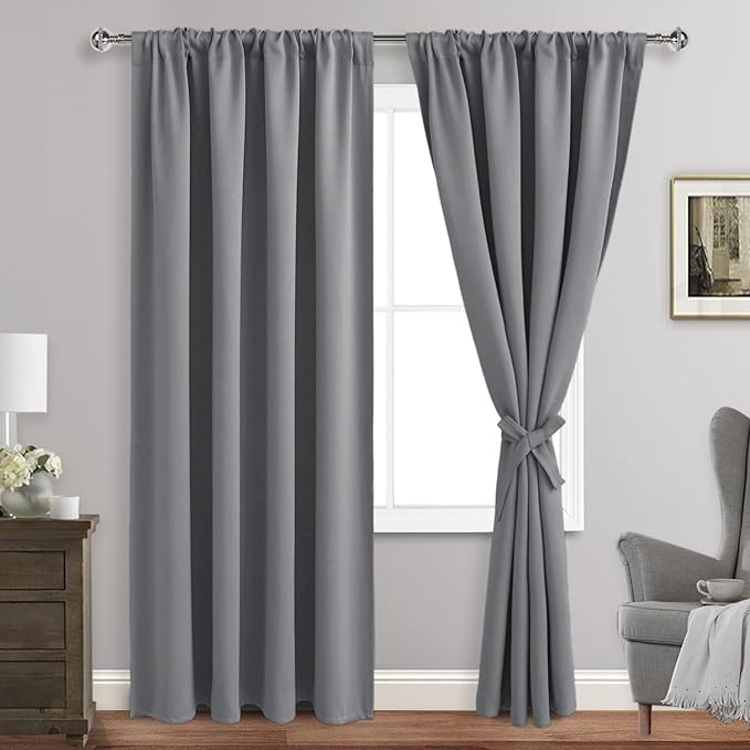 JIUZHEN Blackout Curtains for Bedroom by JIUZHEN