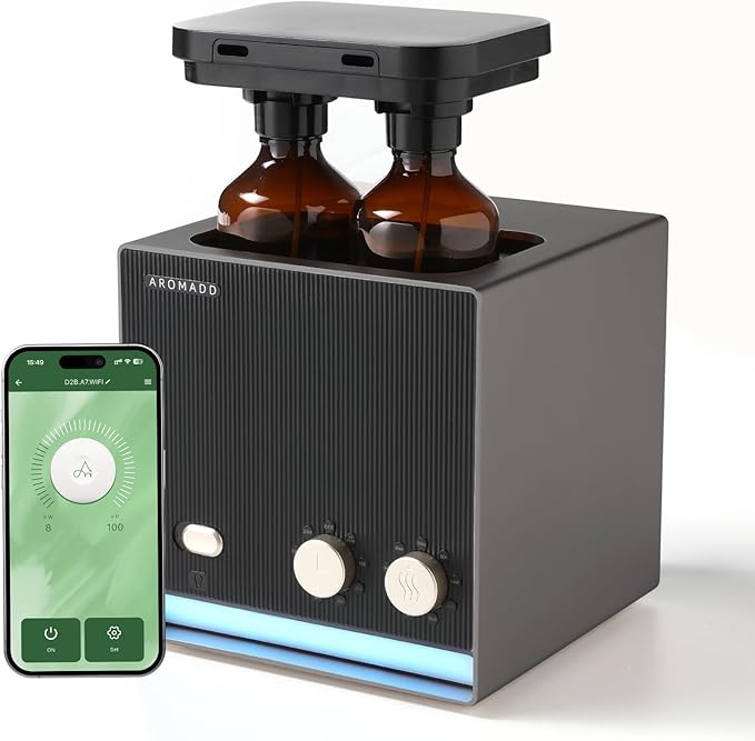 Smart Waterless Essential Oil Diffuser by Aromadd