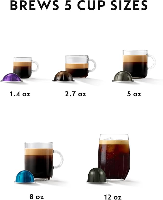 Nespresso Vertuo Pop+ Coffee and Espresso Machine by De'Longhi, Mango Yellow - Image 5