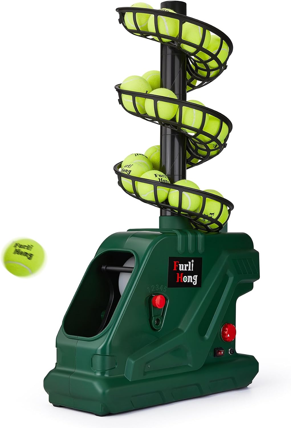 furlihong 3819bh portable tennis ball machine, main product view