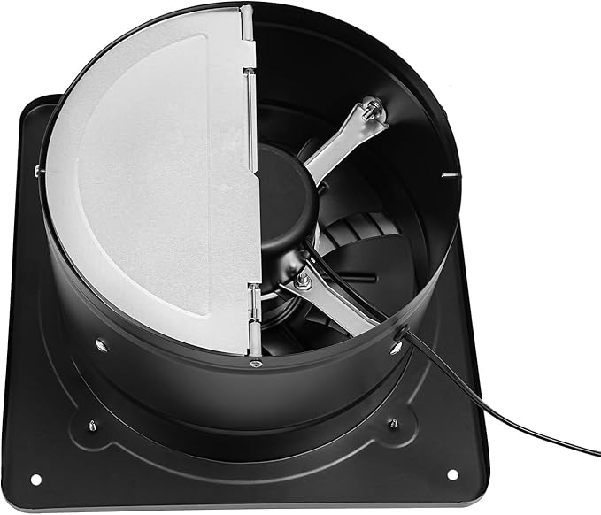 XUFOPLY 10 Inch Exhaust Fan, 110V 100W Wall Mounted Vent Fans 2600RPM Kitchen - Image 7