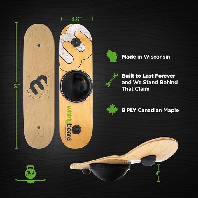 Whirly Board Spinning Balance Board & Agility Training Equipment - Image 2