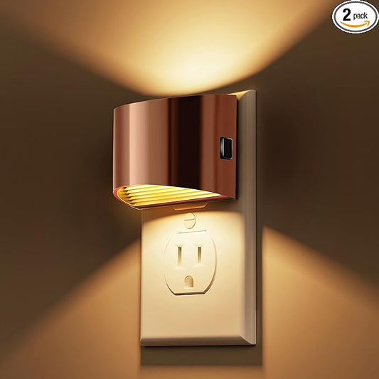 L LOHAS LED Night Lights Plug into Wall, Dimmable Night Light by LLOHASLED