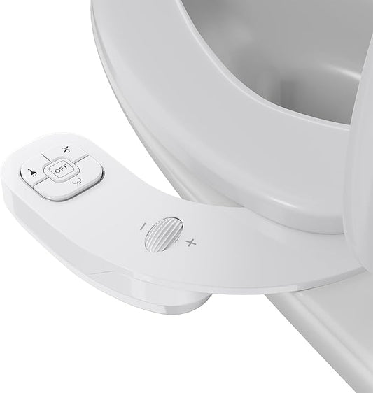 hansrapo Left-Hand Bidet Attachment– Non-Electric Dual Nozzle by Unknown