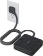 TESSAN 10Ft Black Extension Cord by TESSAN