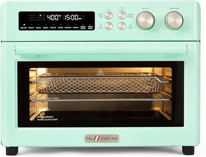 VAL CUCINA Retro Style Infrared Heating Air Fryer Toaster Oven, Extra Large by VALCUCINA