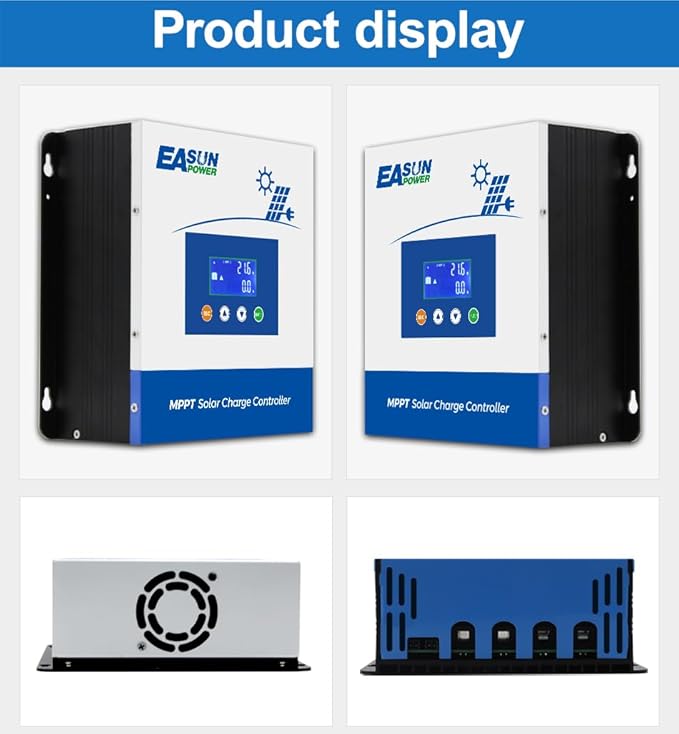 POWLAND 60A MPPT Solar Charge Controller, 12V/24V/36V/48V Auto, Max Input 150V - Image 8
