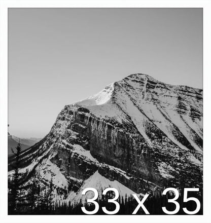 Frame It Easy 33 x 35 White Wood Frame by FrameItEasy