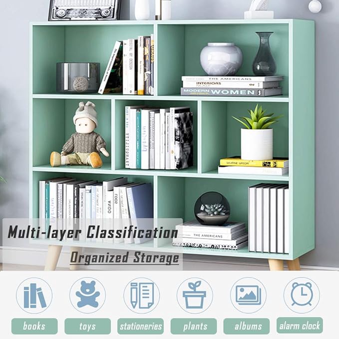 IOTXY Wooden Open Shelf Bookcase - Image 6