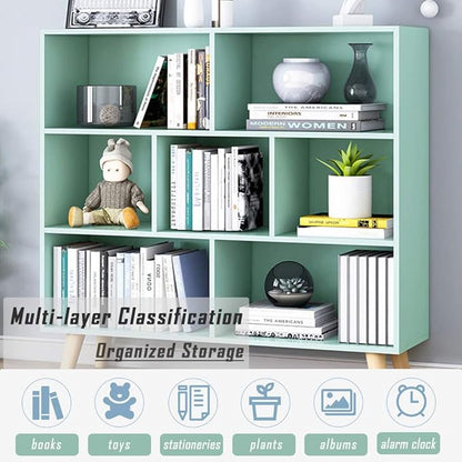 IOTXY Wooden Open Shelf Bookcase - Image 6
