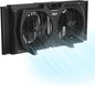 Comfort Zone Window Fan for Bedroom, 9 inch 3 Speed Dual Fans by ComfortZone