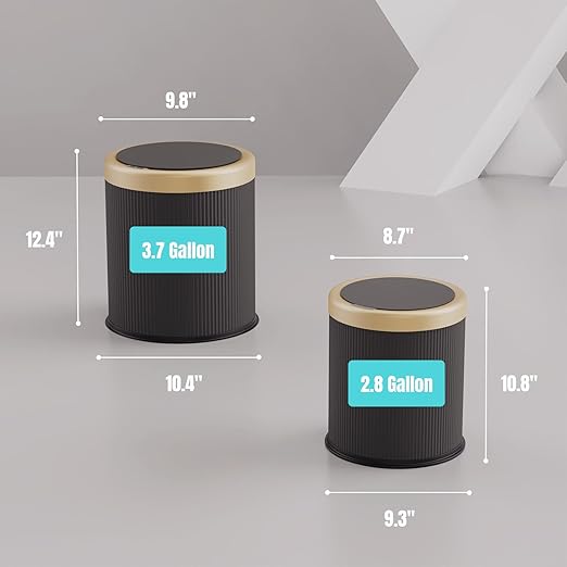 2Pack Automatic Bathroom Trash Can, Touchless Motion Sensor Garbage Can - Image 6