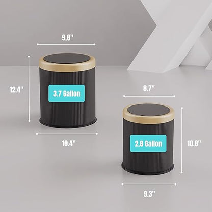 2Pack Automatic Bathroom Trash Can, Touchless Motion Sensor Garbage Can - Image 6