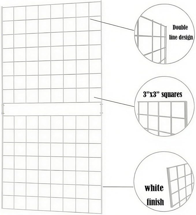 7RiversART Grid Wall Commercial Grade Gridwall Panels – Heavy Duty Grid Panel - Image 4