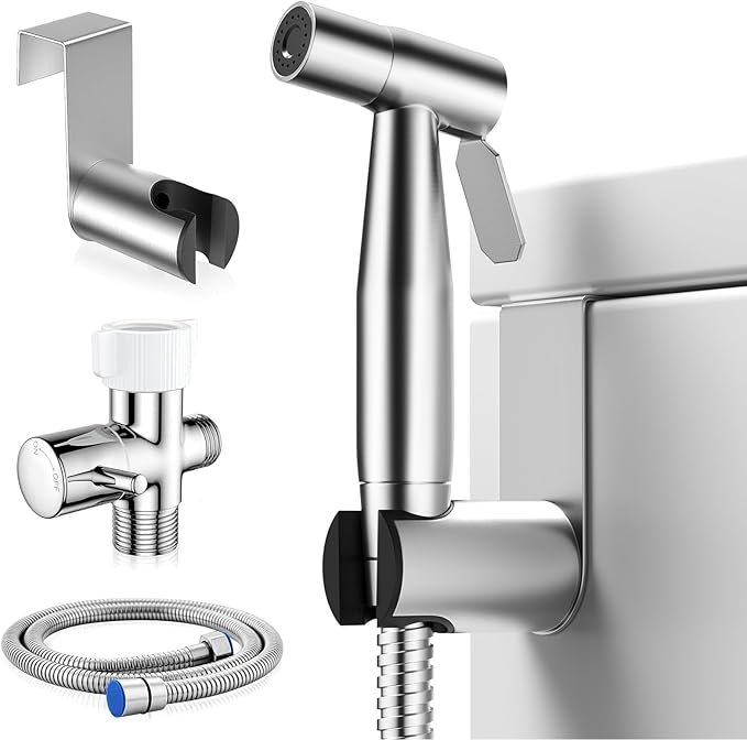 Handheld Bidet Sprayer for Toilet, Jet Sprayer for Toilet Muslim Shower by BRITULIF
