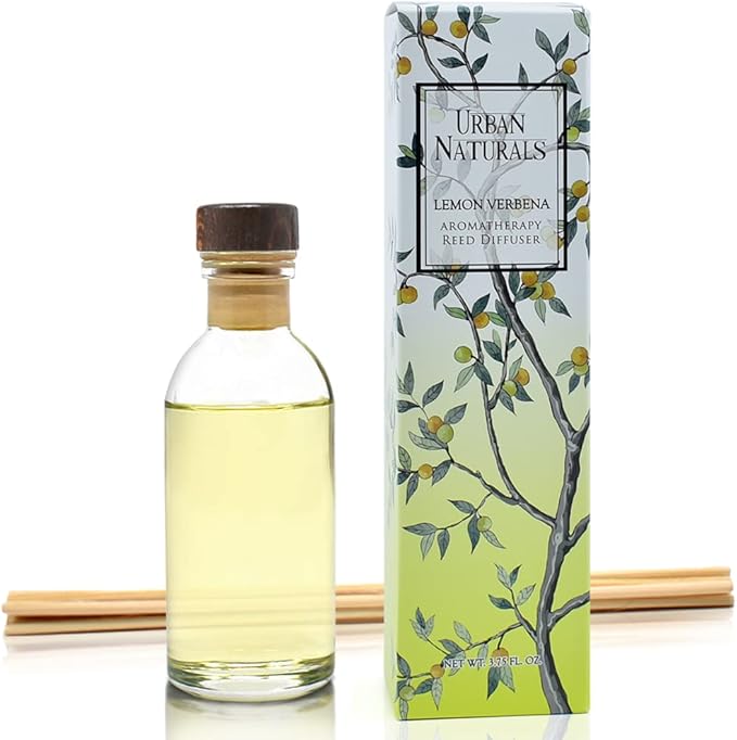 Urban Naturals Lemon Verbena Reed Diffuser Set - Image 2