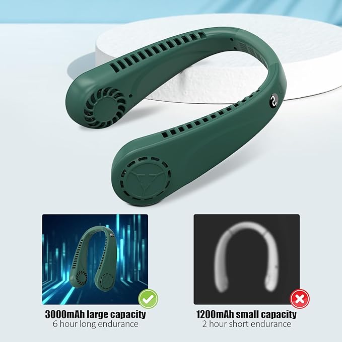 BIRDDIE Portable Hands free Bladeless Hanging Neck Fans - Image 3