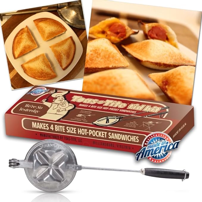 Tid Bit Handheld Sandwich Maker, Portable Sandwich Grill & Panini Press by Toas-Tite