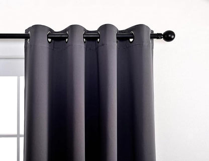 MIUCO 1 Pair Thermal Insulated Grommet 52-Inch-by-63-Inch Blackout Window - Image 6