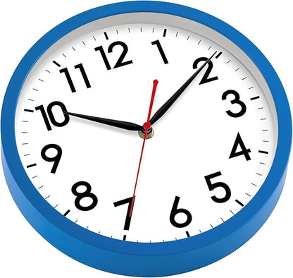 AKCISOT Wall Clock 10 Inch Silent Non-Ticking Modern Clocks Battery Operated - Image 8