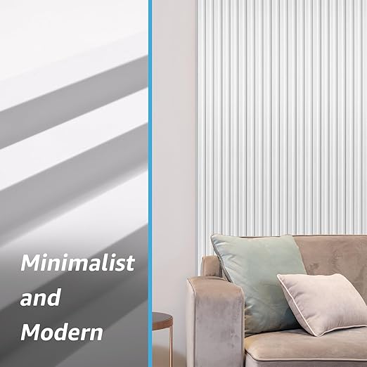 Art3d 8-Pack 96 x 6in. WPC Acoustic Slat Wall Panel - Image 6