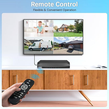 【130°Ultra Wide-Angle】 Outdoor Wired Security Camera System, Home Video - Image 9