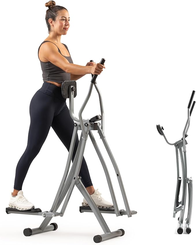 Sunny Health & Fitness Foldable Air Walk Elliptical, SunnyFit App via Bluetooth by SunnyHealthFitness