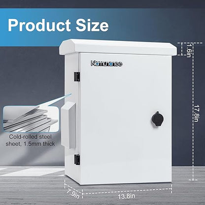 Outdoor Electrical Box, Cold-Rolled Steel Plate, Aluminum Alloy Back Beam - Image 3