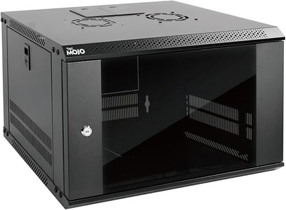 Tecmojo 6U Wall Mount Server Cabinet IT Network Rack Enclosure Lockable Door by Tecmojo