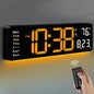 MASHI Digital Wall Clock, Auto-Dimming Wall Clock by MASHI