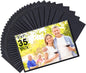 Tebik 35 Pack Magnetic Picture Frame, Holds 5 x 7 Inches Photos Pictures, Black Magnetic Photo Frames with Clear Pocket for Refrigerator,Fridge, Locker, Office Cabinet