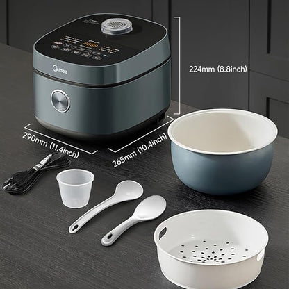 Midea 8 Cups Uncooked Rice Cooker, Non-stick Ceramic Rice Cooker - Image 7