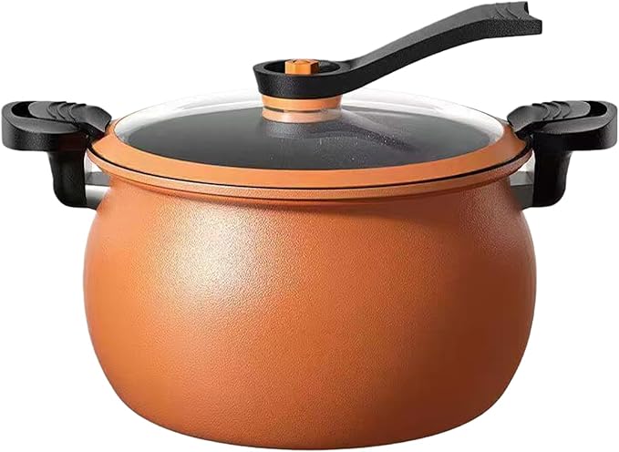 non-stick pressure cooker, by Unknown