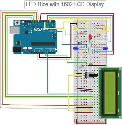 DIYmalls 1602 LCD Display Module DC 5V 16x2 White Character Blue Backlight - Image 5