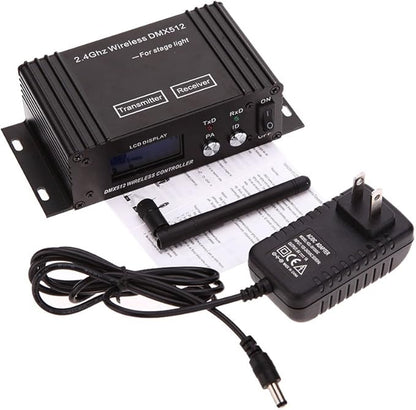 CaalLogt DMX512 Controller 2.4G Wireless Controller Transmitter Receiver LCD - Image 5