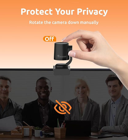 TOUCAN 1080P Webcam with Microphone, FHD Streaming Camera with 1080P/60fps - Image 7