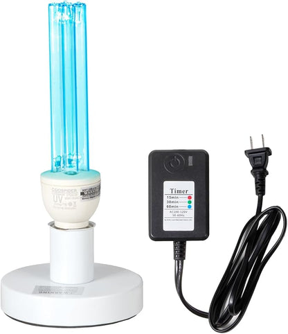 25 Watts UVC Sanitizer Lamp Ozone Free UVC Light Bulb by COOSPIDERUV