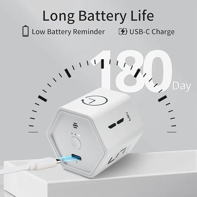 Productivity Timer Flip Gravity Sensor Cube Timer Countdown & Countup, Mute & - Image 6