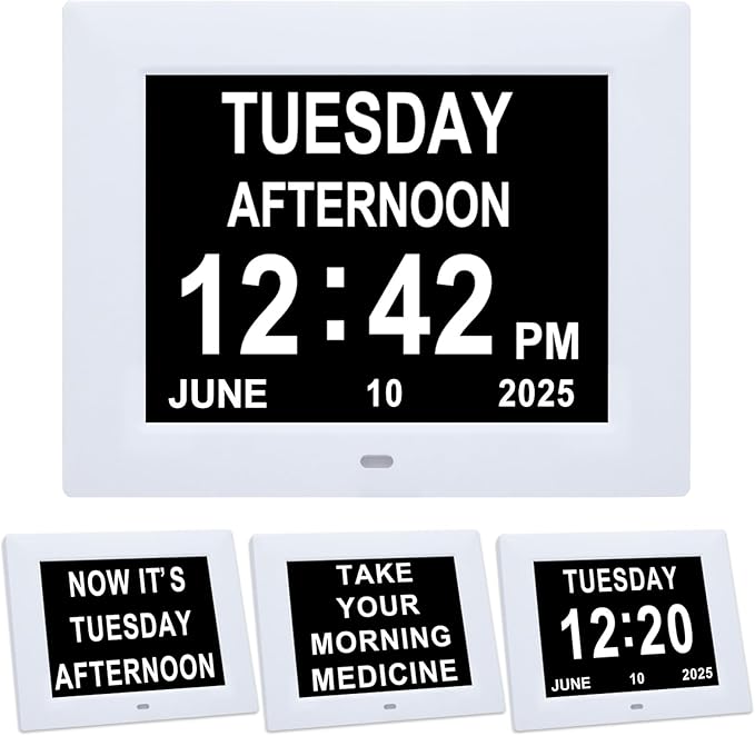 Jaihonda Dementia Clocks for Seniors Large Display Digital Clock by Jaihonda