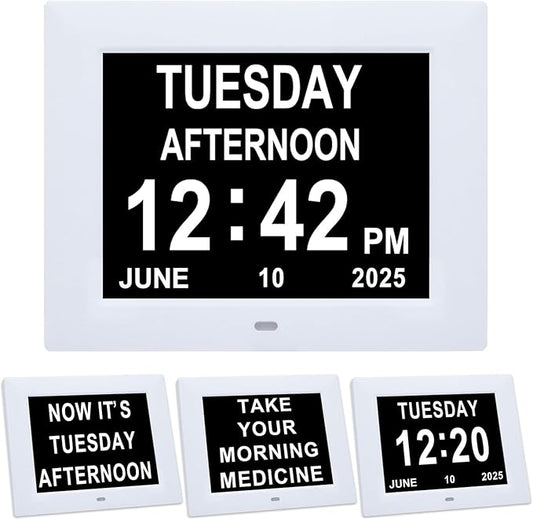 Jaihonda Dementia Clocks for Seniors Large Display Digital Clock by Jaihonda