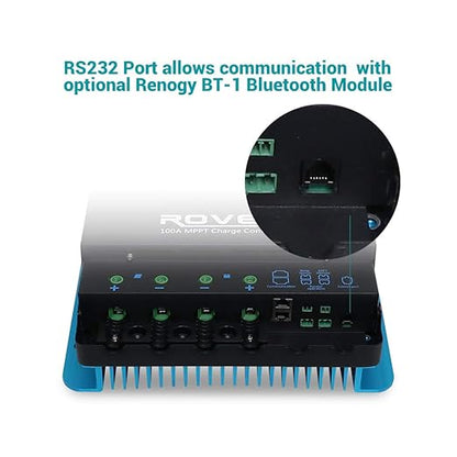 Renogy 100A 12V/24V/36V/48V DC Input MPPT Solar Charge Controller Auto - Image 8