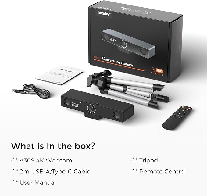 NEARITY V30S 4K Video Conference Camera - Image 9