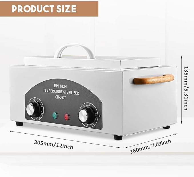 High Temperature Sterilizer Autoclave Machine 110V 300W Nail Tool Sterilizer - Image 2