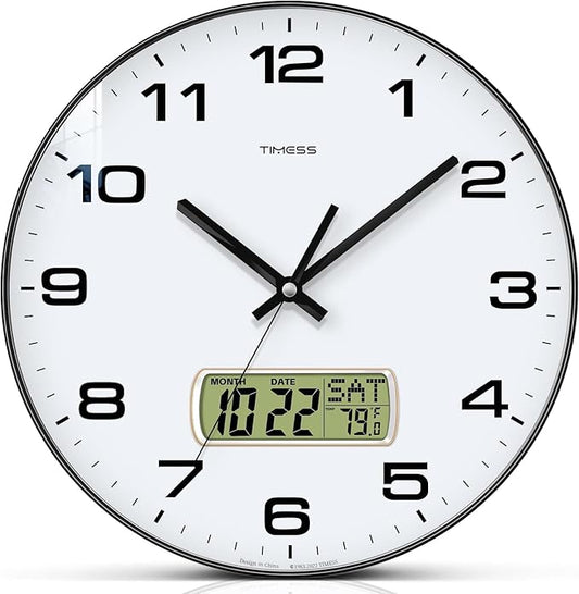TIMESS Wall Clock, Ideal Modern Home, Office Decor by TIMESS