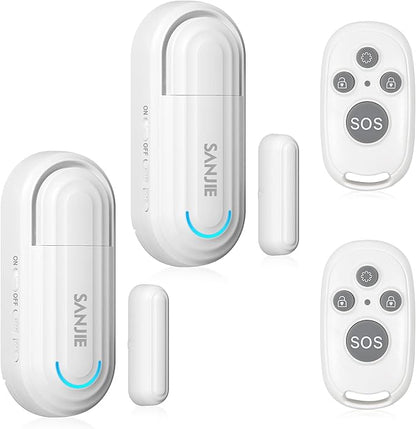 Sanjie Pool Door Alarms for Kids Safety/Home Security/Dementia, 4 Working Modes by SANJIEGuardSecurity