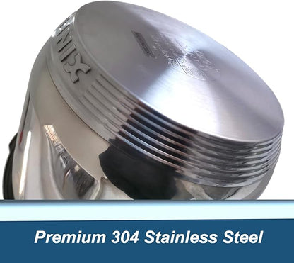 XINFU Heavy Duty 304 Stainless Steel Pressure Cooker 8.5 Quart, Serves 6-8 - Image 8