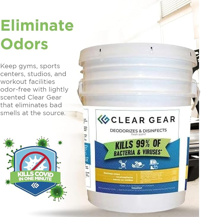 Clear Gear Disinfectant Spray, Mat Cleaner, and Deodorizer - Image 3