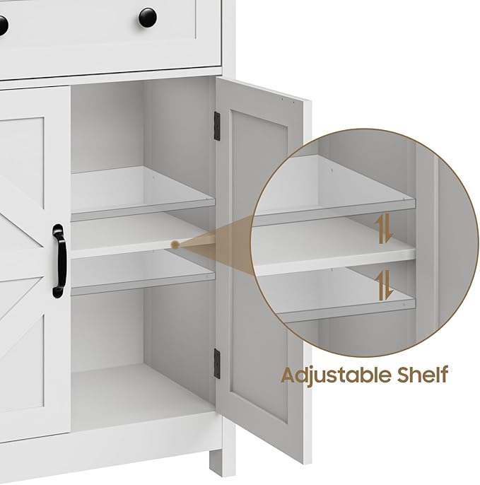 Farmhouse Bathroom Storage Cabinet - Image 7