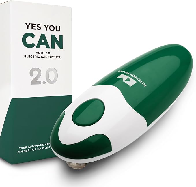 Kitchen Mama Auto 2.0 Electric Can Opener: Blade Opens Almost Any Can Pop or by KitchenMama